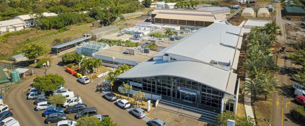 Vue aérienne du Pôle 3P, © R. Solesse, Cirad